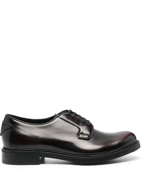 prada lace up derby shoes|Prada derby shoes men's.